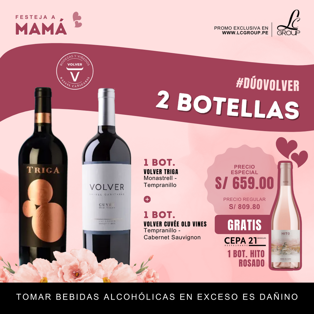 𝟮𝗕𝗢𝗧.+𝟭𝗚𝗥𝗔𝗧𝗜𝗦❗➜ 1 Triga + 1 Cuvée Old Vines + 🎁 Hito Rosado