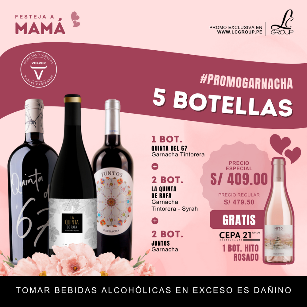 𝟱𝗕𝗢𝗧.+𝟭𝗚𝗥𝗔𝗧𝗜𝗦❗➜ 1 Quinta del 67 +2 La Quinta de Rafa +2 Juntos + 🎁 Hito Rosado