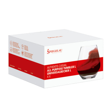 Authentis Casual Vasos Cristal Tumbler L Set x 4