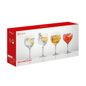 Gin Tonic Copa Cristal Set x 4