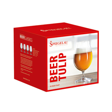 Vaso Cristal Cerveza Tulip Set x 4